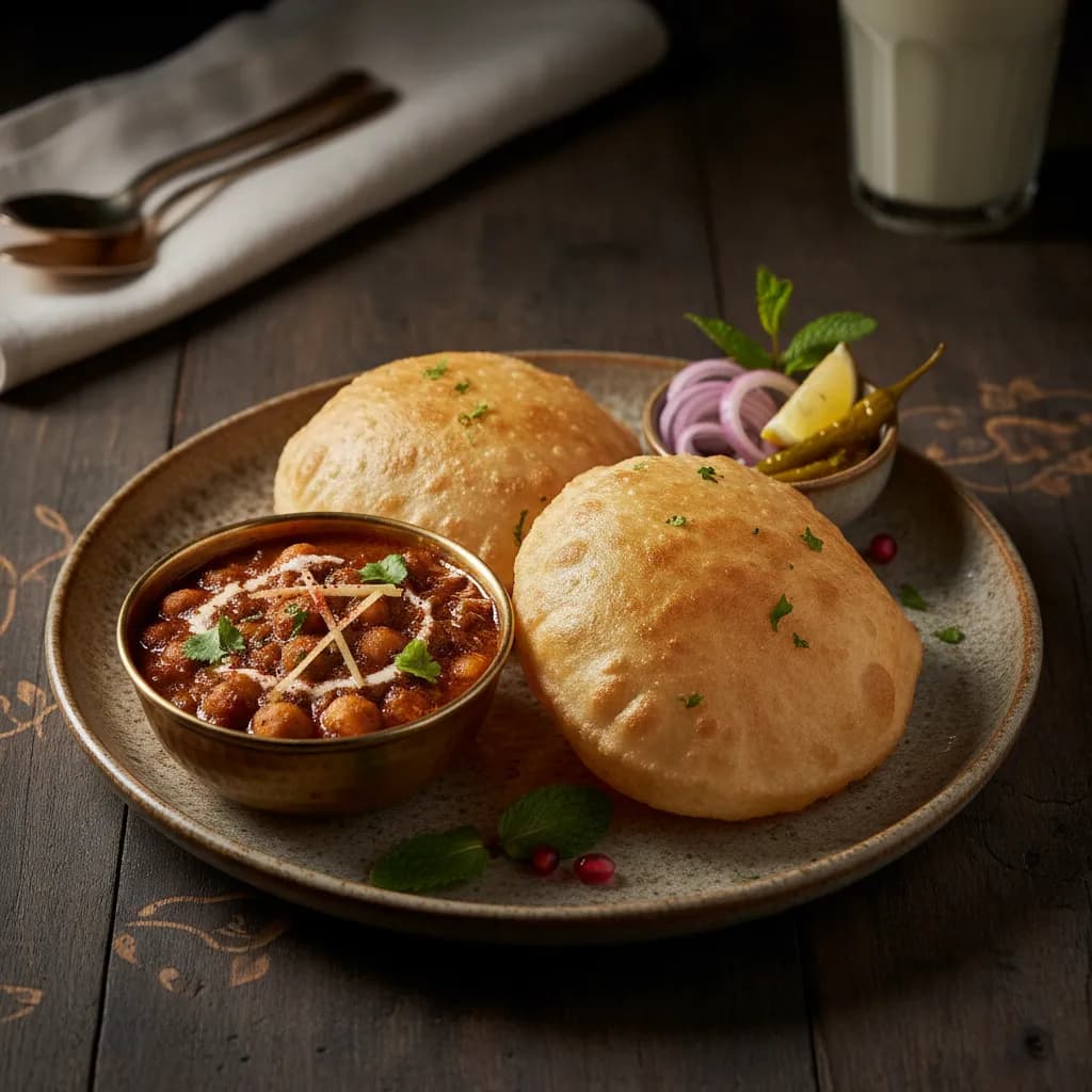 Chole Bhature Platter
