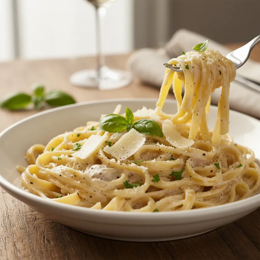 Pasta Alfredo Bowl
